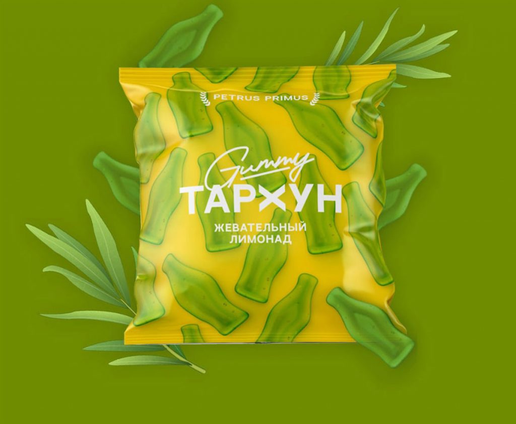 Жевательный мармелад со вкусом Тархун